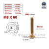Bulong Lục Giác Chìm M6 x 60 mm – 25 Con